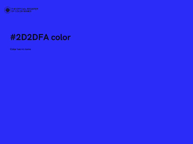 #2D2DFA color image