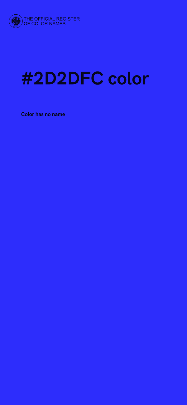#2D2DFC color image