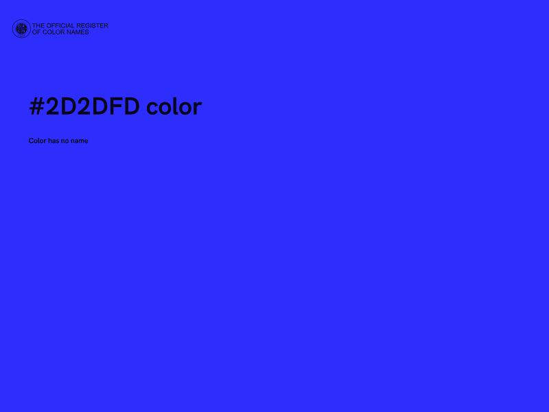 #2D2DFD color image
