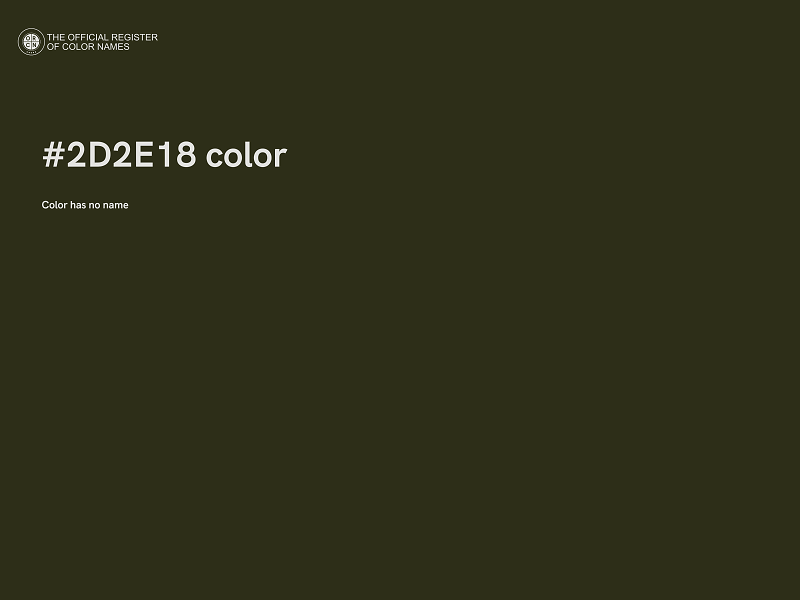 #2D2E18 color image