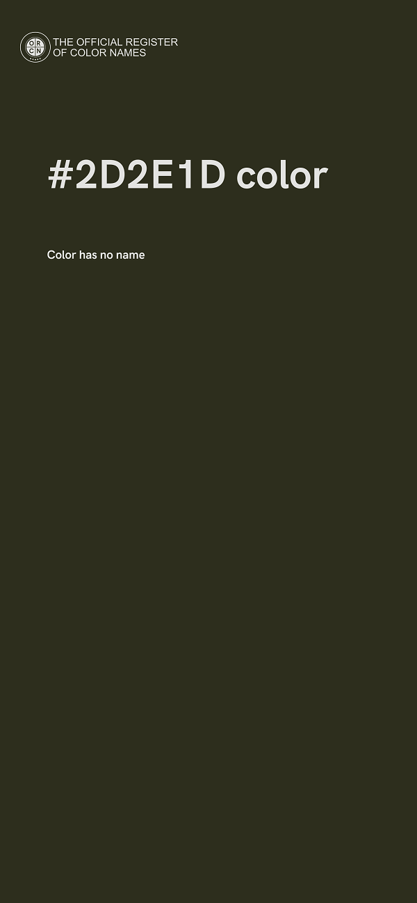 #2D2E1D color image