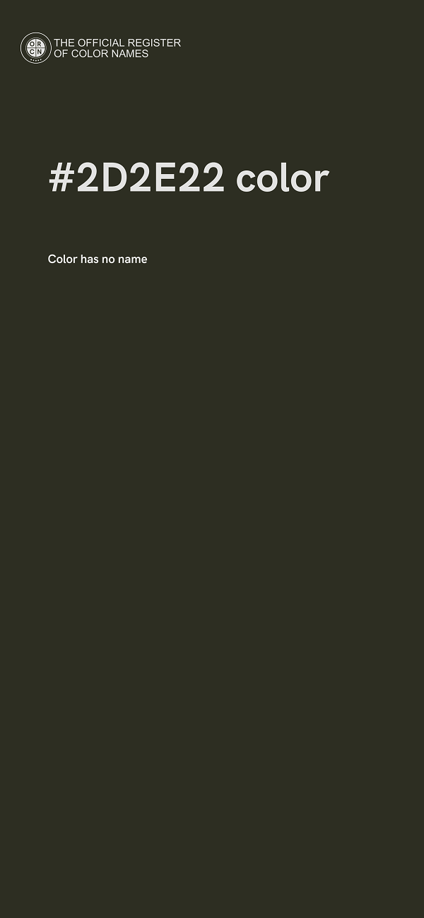 #2D2E22 color image