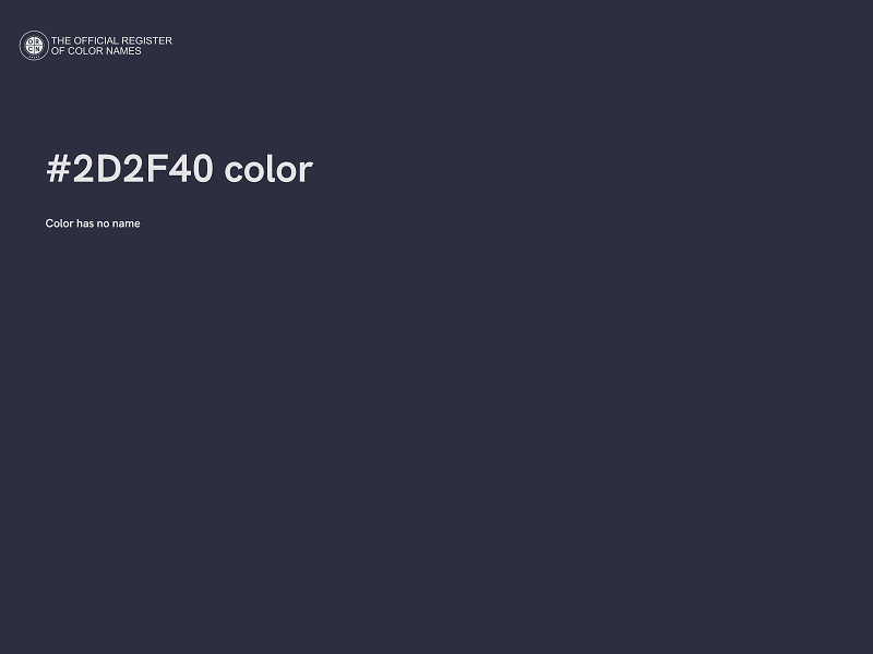 #2D2F40 color image