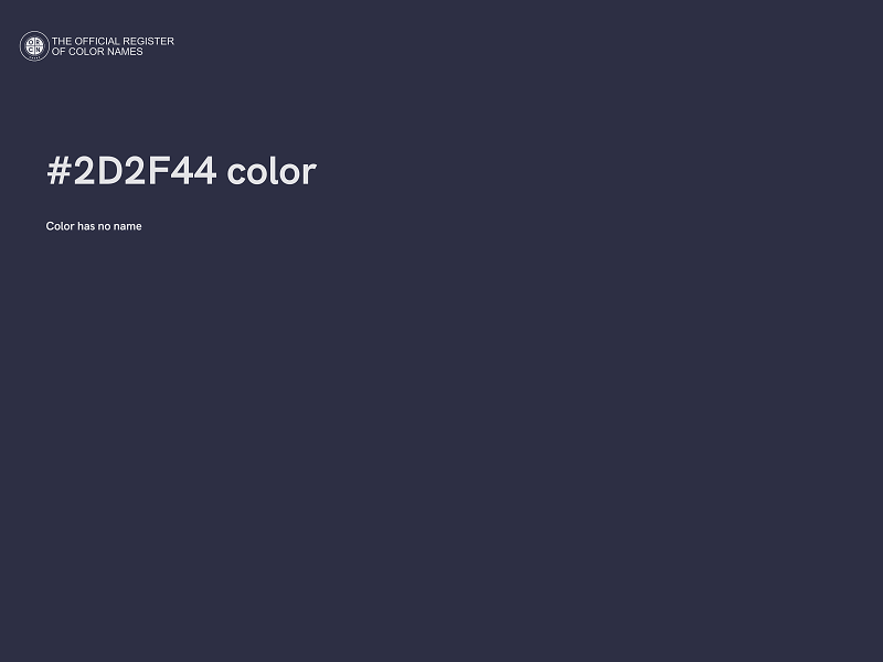 #2D2F44 color image