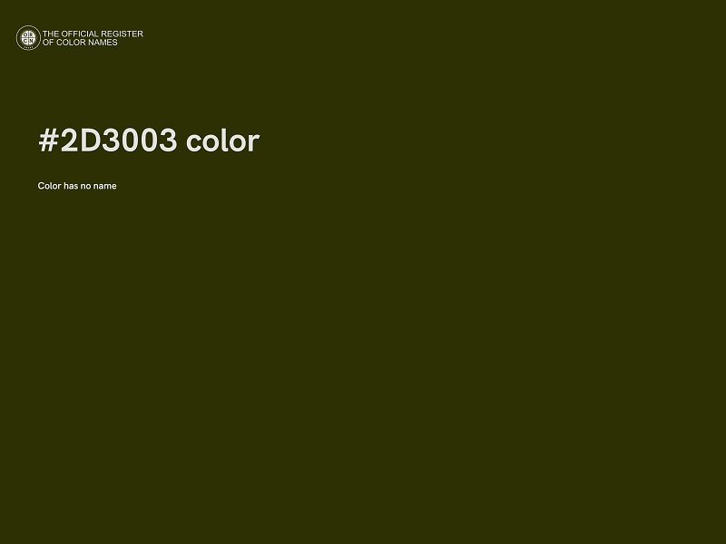 #2D3003 color image