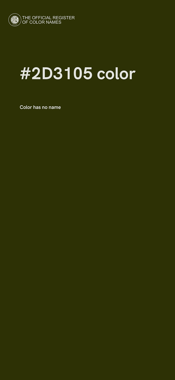 #2D3105 color image