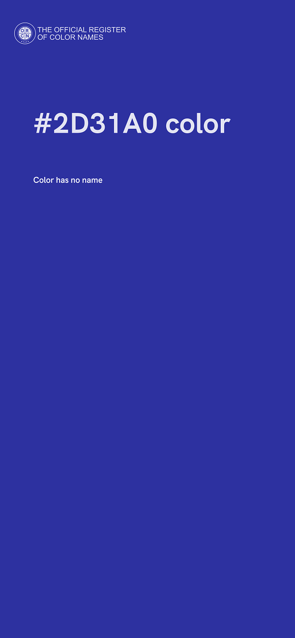 #2D31A0 color image