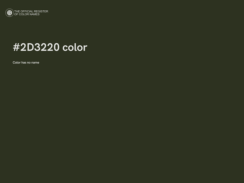 #2D3220 color image