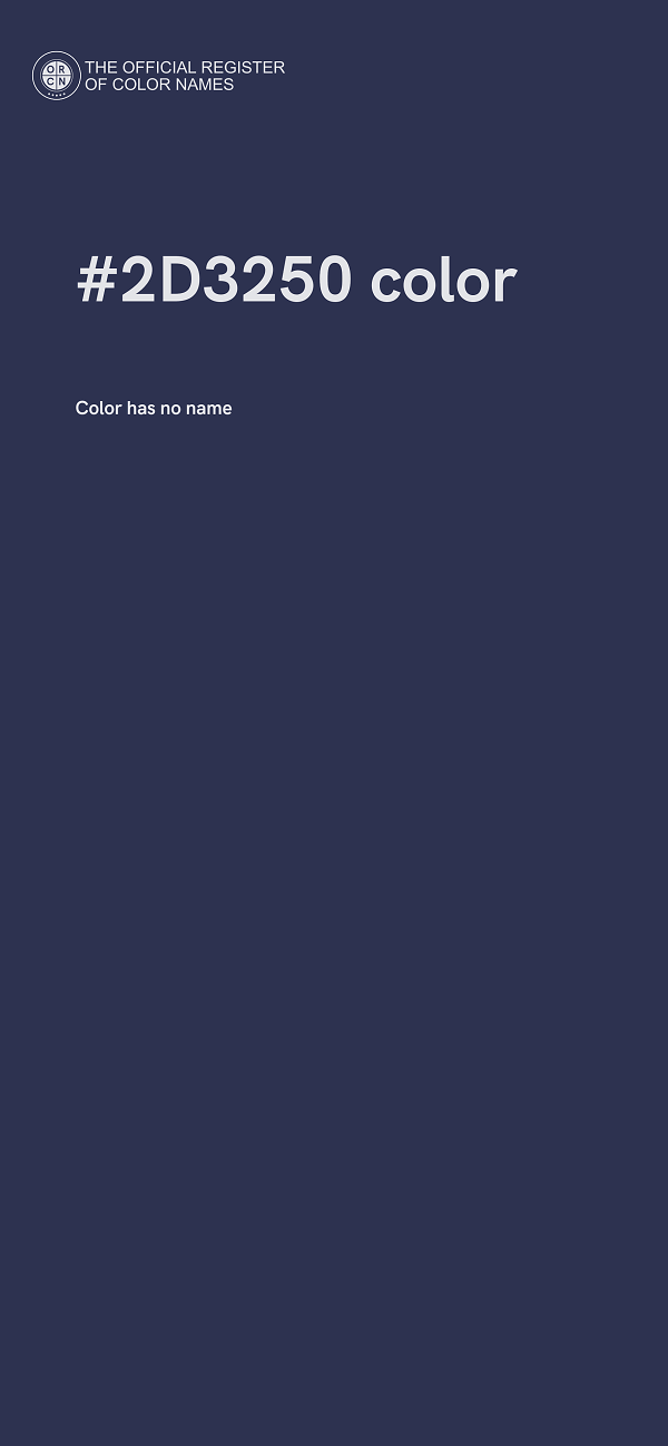 #2D3250 color image