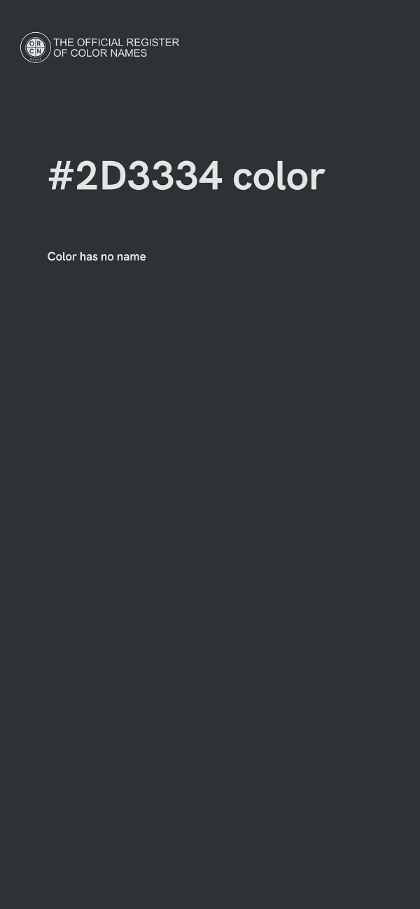 #2D3334 color image