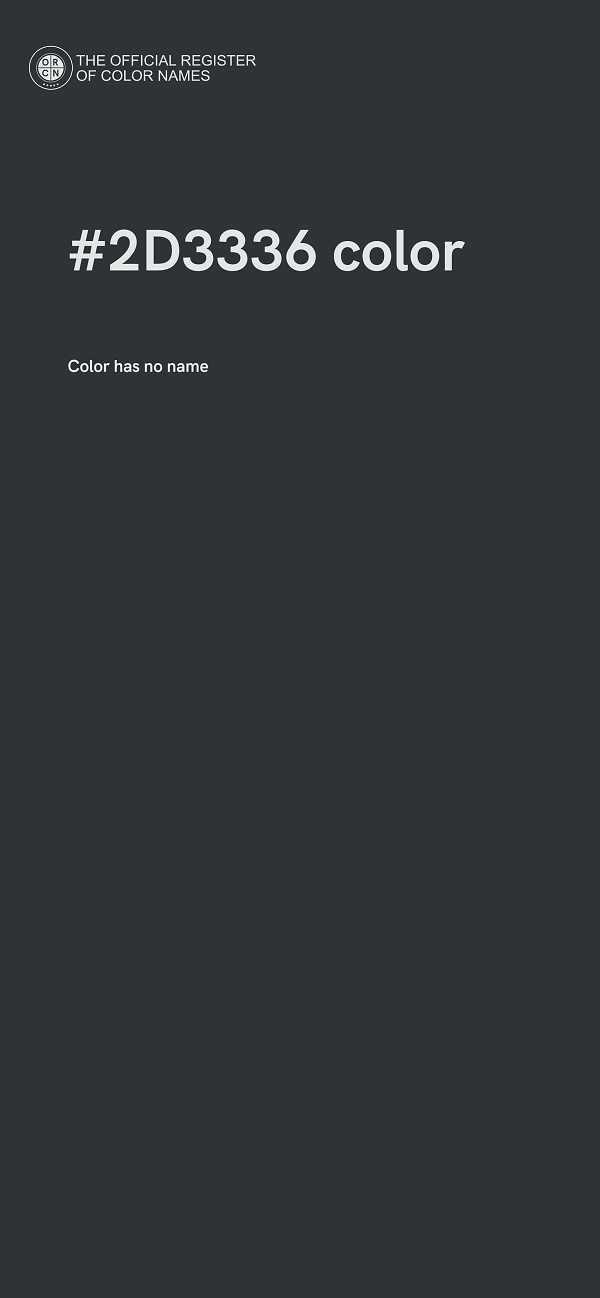 #2D3336 color image