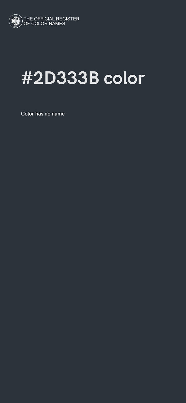 #2D333B color image