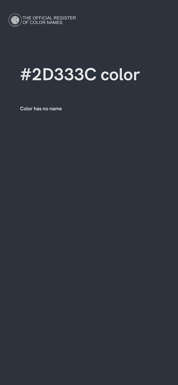 #2D333C color image