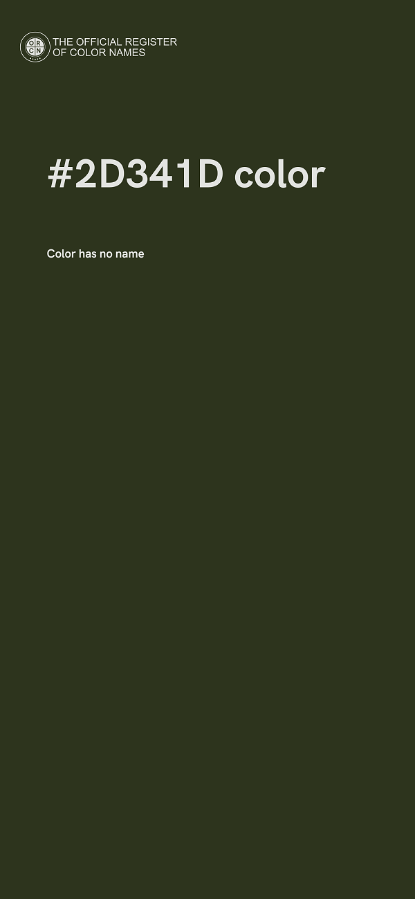 #2D341D color image