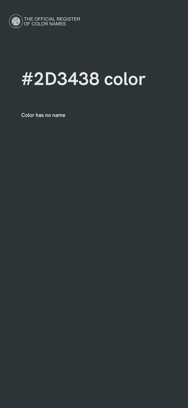 #2D3438 color image