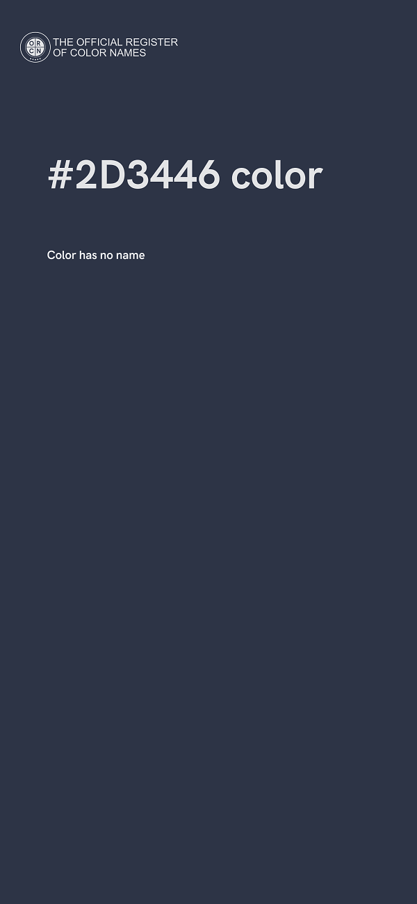 #2D3446 color image