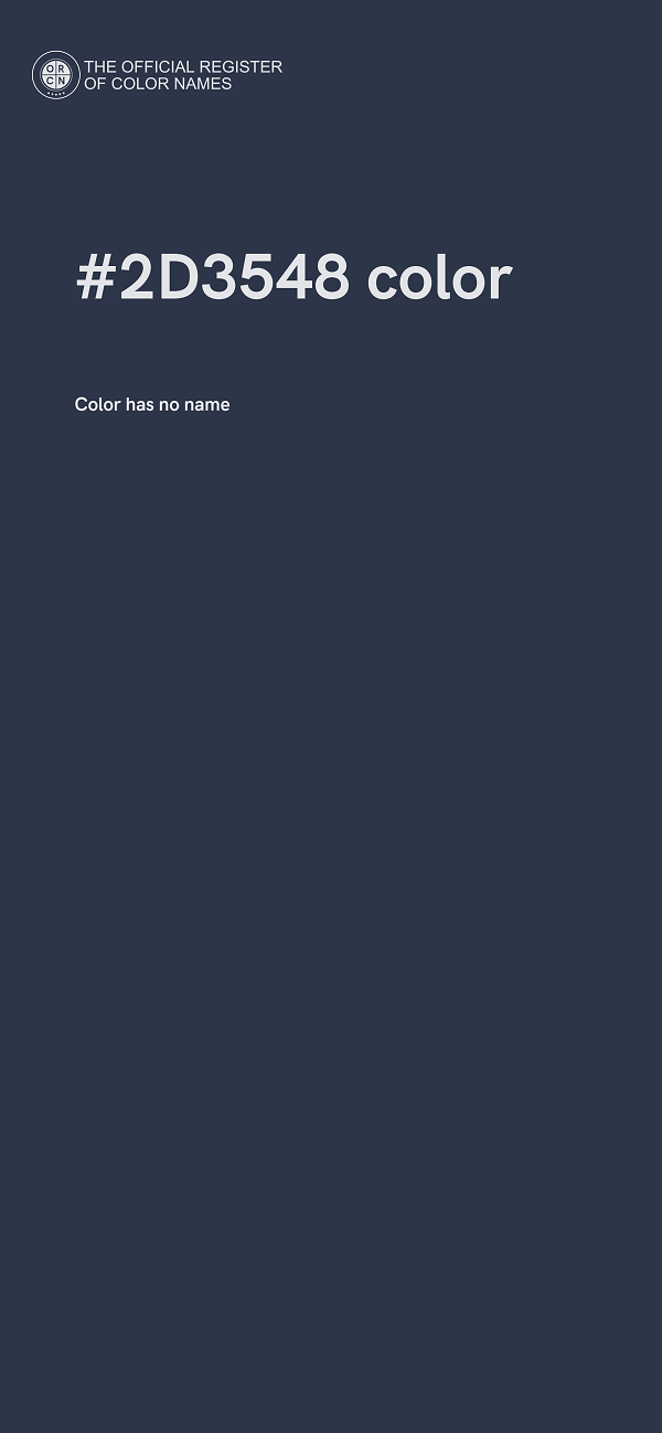 #2D3548 color image