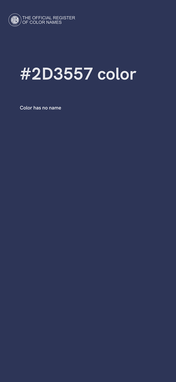 #2D3557 color image
