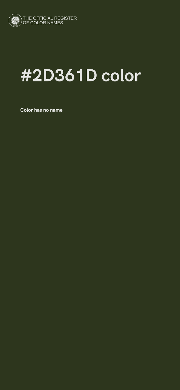 #2D361D color image