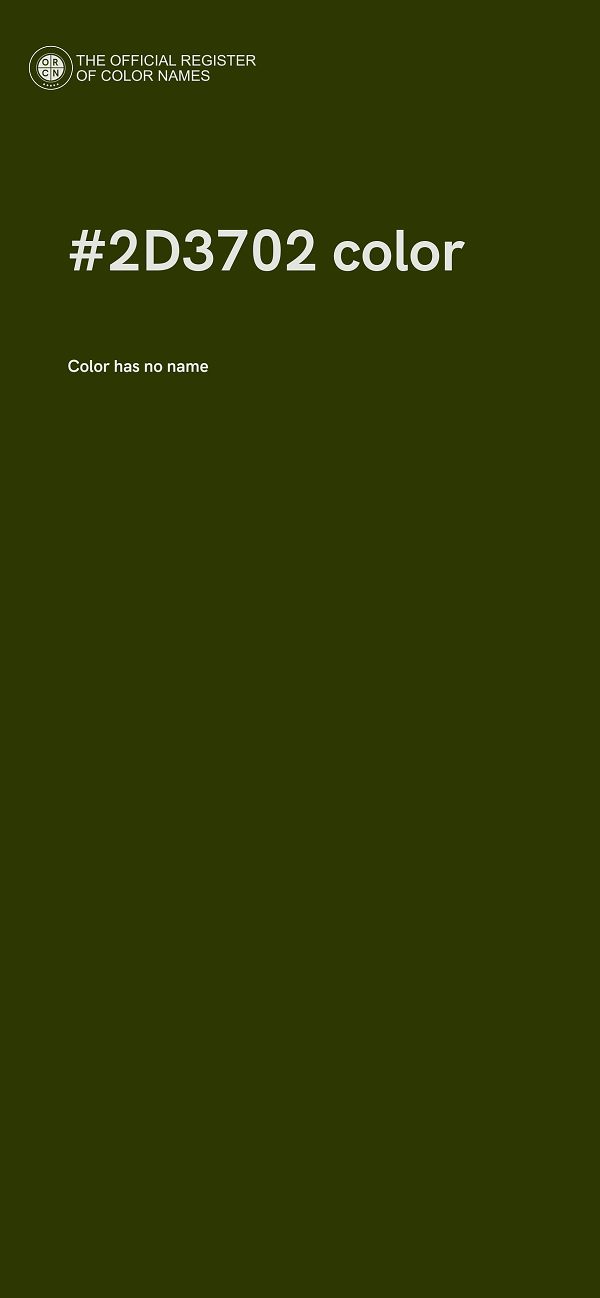 #2D3702 color image
