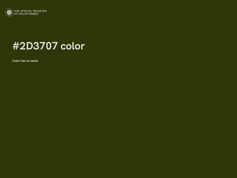 #2D3707 color image