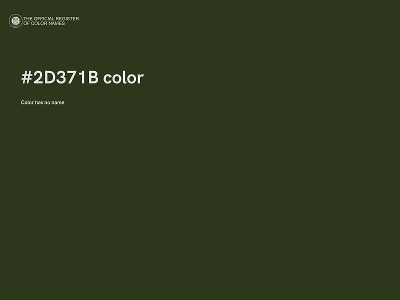 #2D371B color image