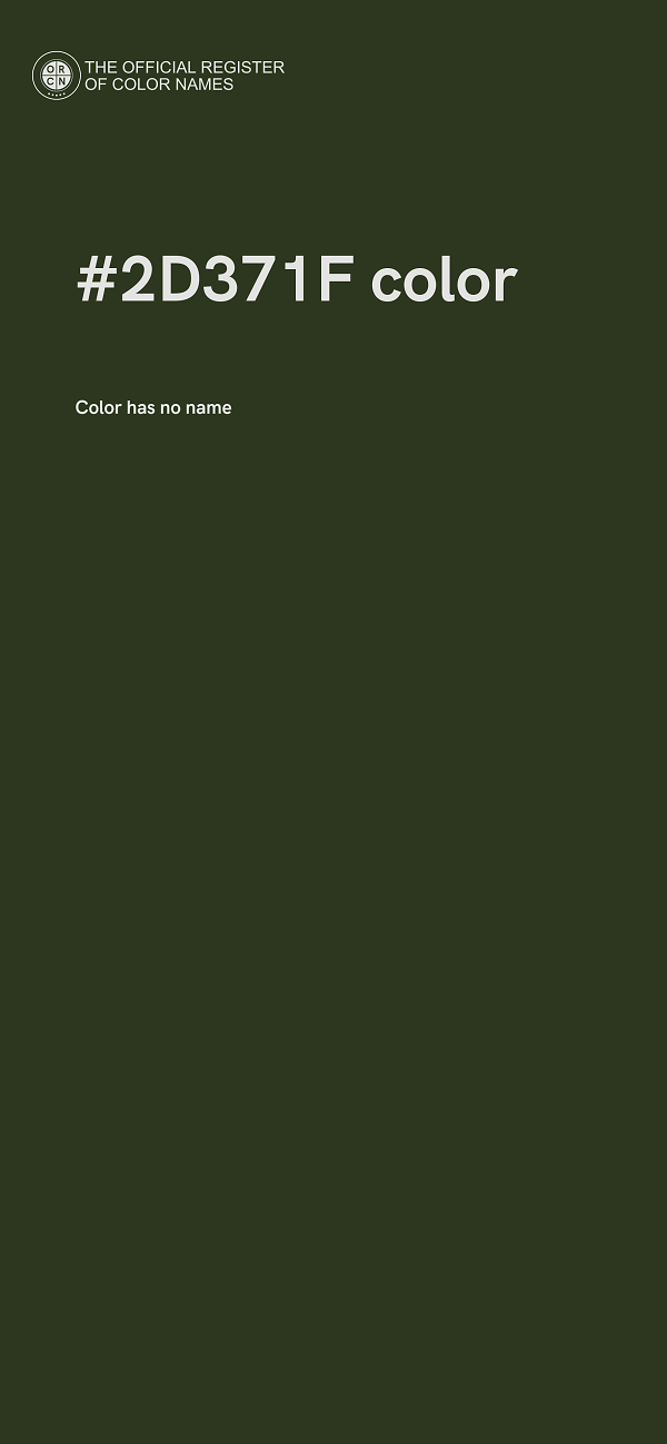 #2D371F color image