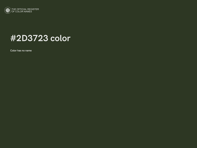 #2D3723 color image