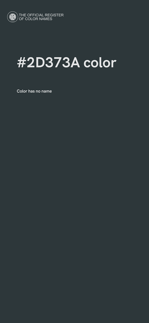 #2D373A color image