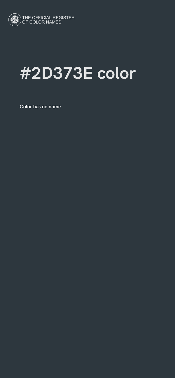 #2D373E color image
