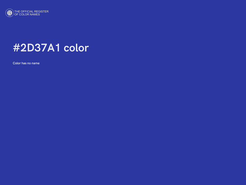 #2D37A1 color image