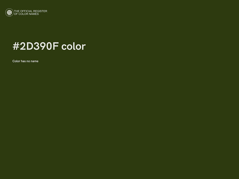 #2D390F color image