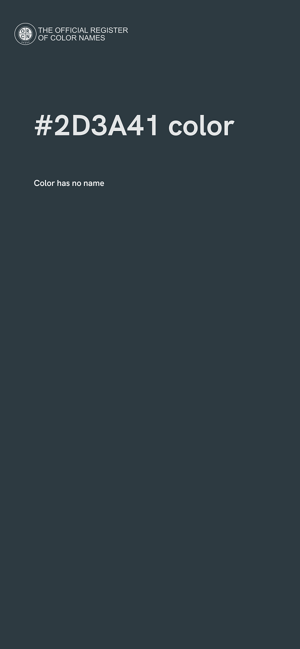 #2D3A41 color image