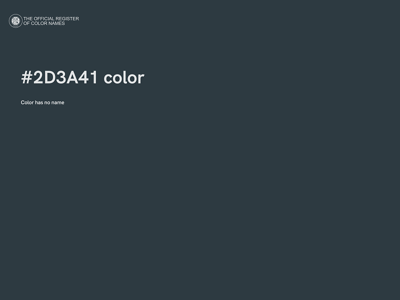 #2D3A41 color image