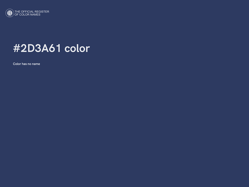 #2D3A61 color image