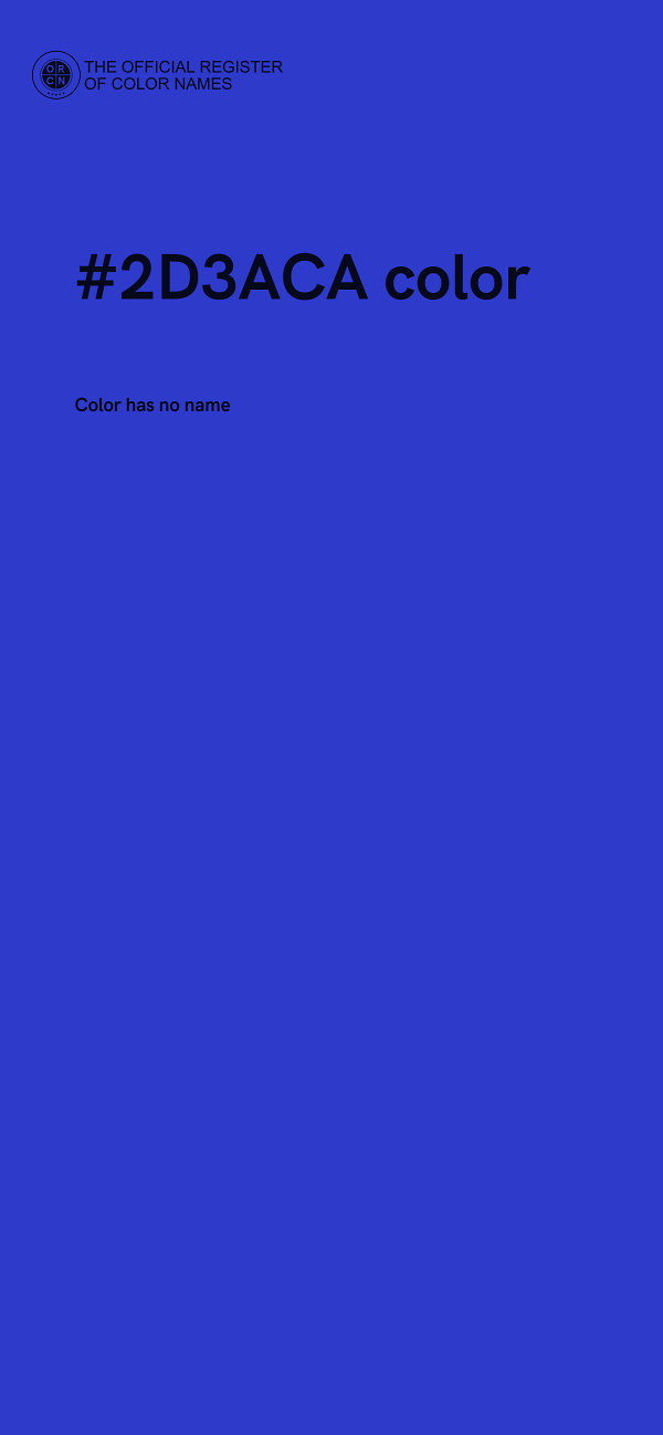 #2D3ACA color image