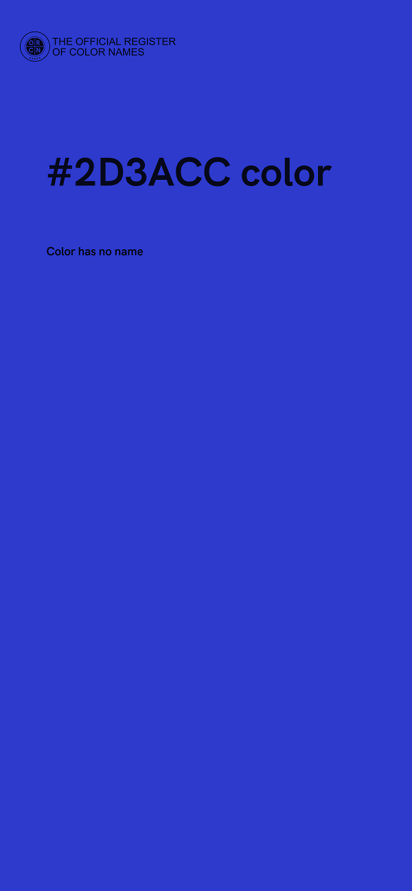 #2D3ACC color image