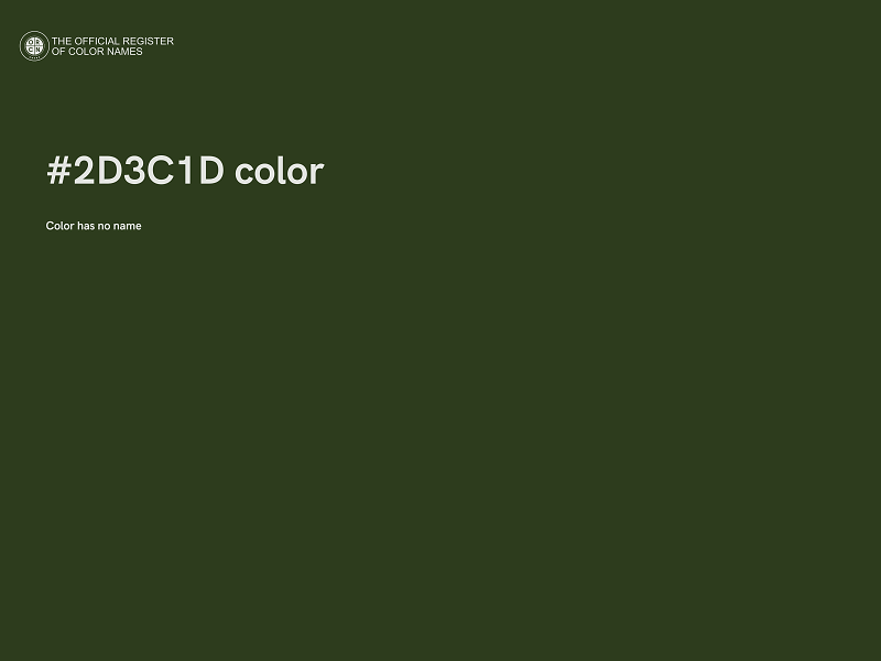 #2D3C1D color image