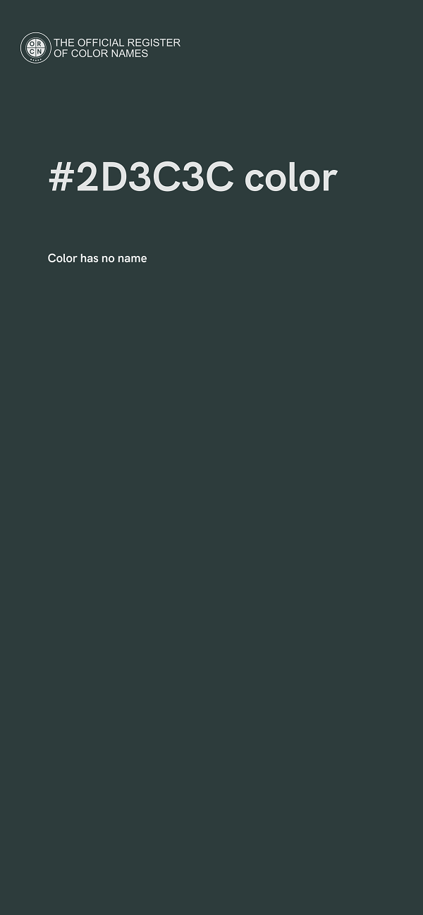 #2D3C3C color image
