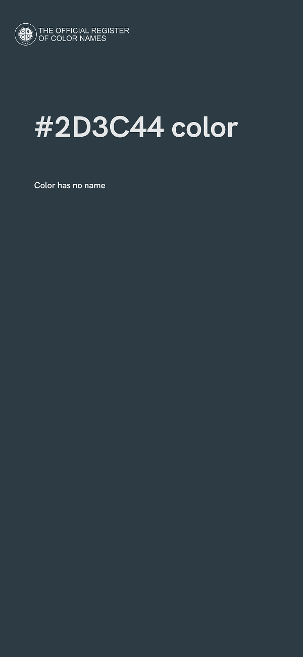 #2D3C44 color image