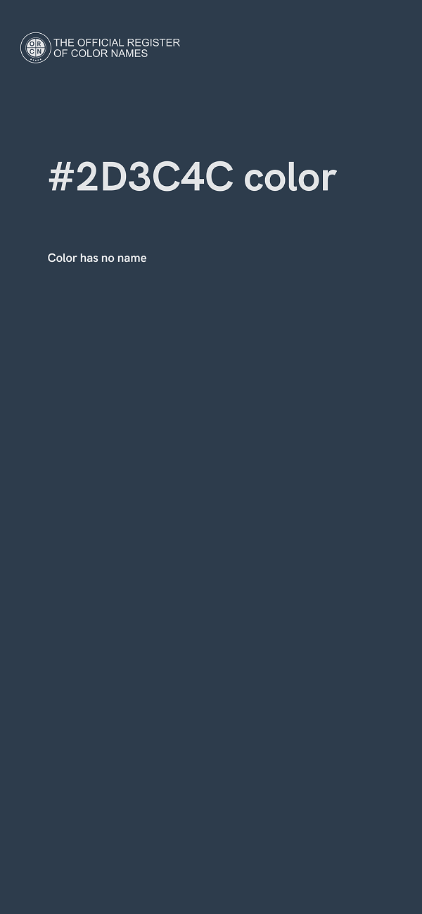 #2D3C4C color image