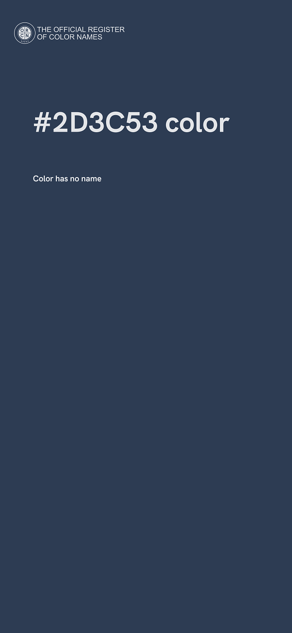 #2D3C53 color image