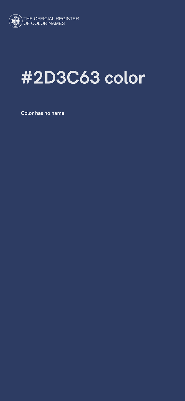 #2D3C63 color image