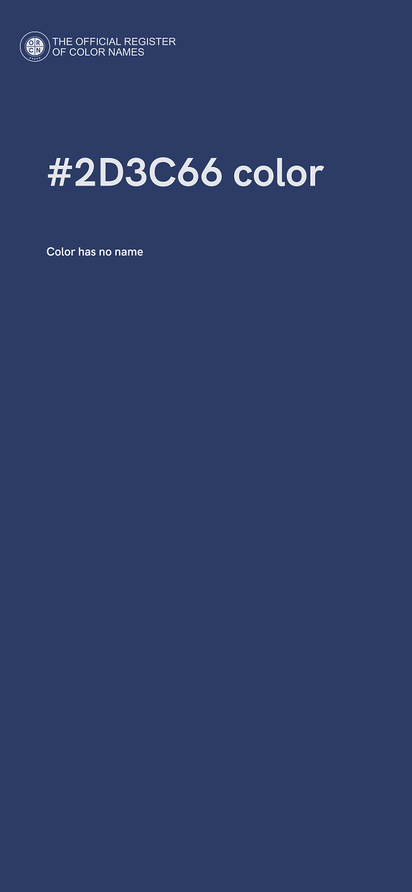 #2D3C66 color image
