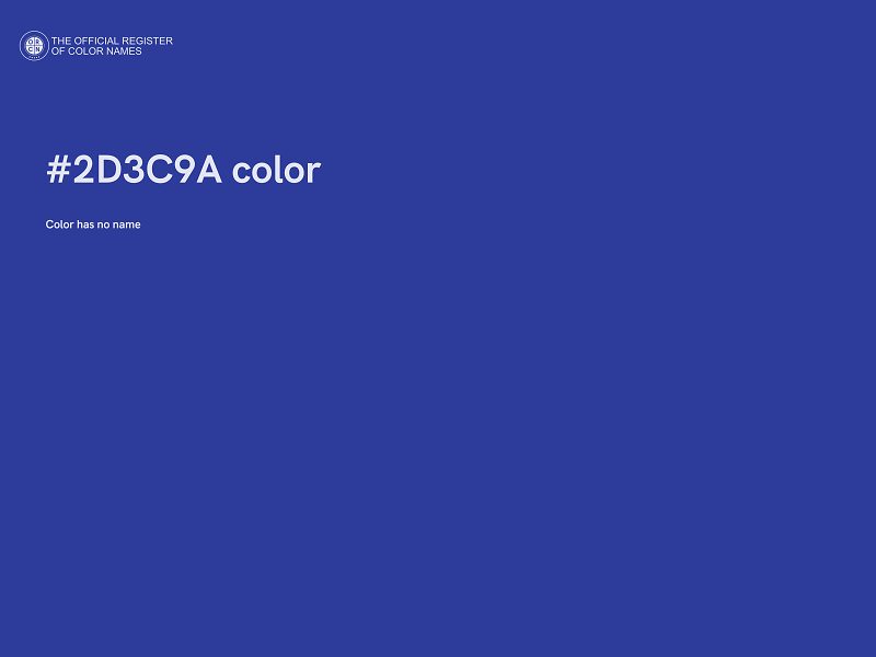 #2D3C9A color image