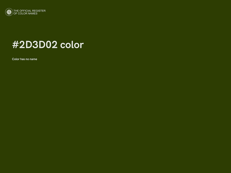 #2D3D02 color image