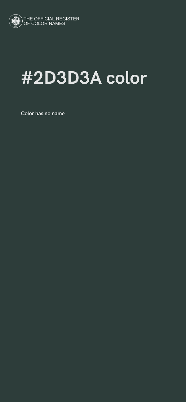 #2D3D3A color image