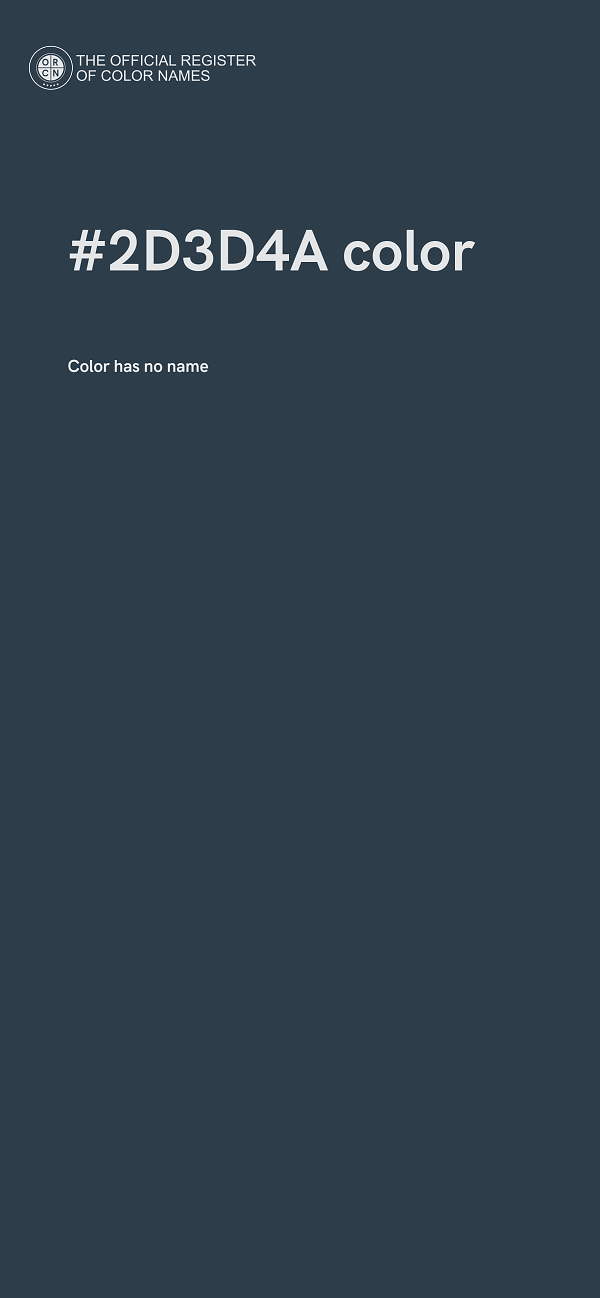 #2D3D4A color image