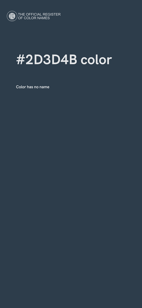 #2D3D4B color image