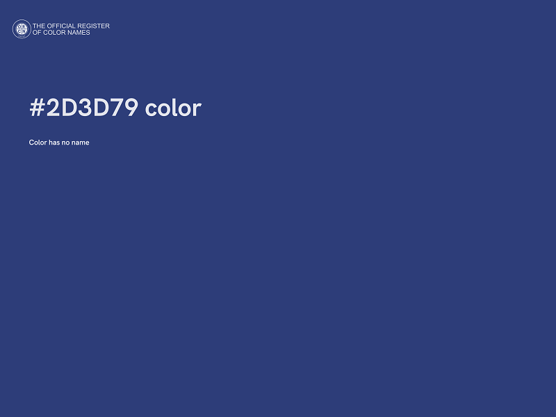 #2D3D79 color image